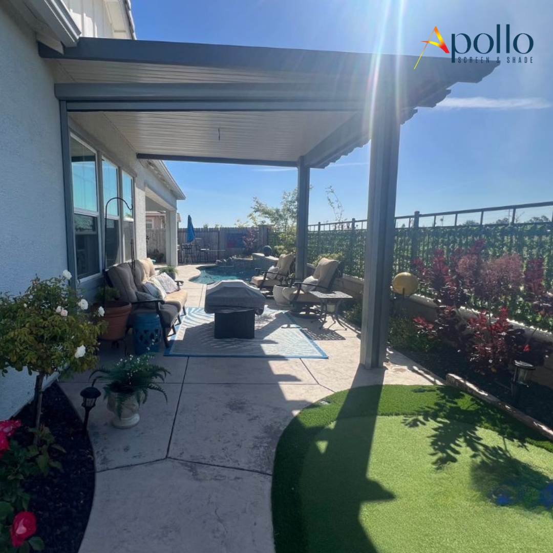 Effortless Shade and Comfort with a Motorized Patio Shade.